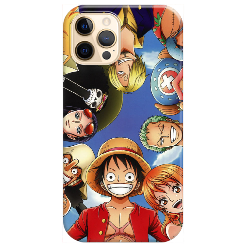 Husa compatibila cu Apple iPhone 14 model One Piece Crew, Silicon, TPU, Viceversa