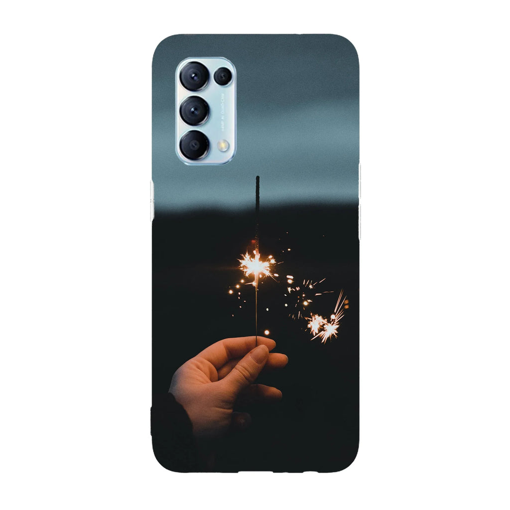 Husa compatibila cu Oppo Find X3 Lite model Fireworks, Silicon, TPU, Viceversa - Viceversa