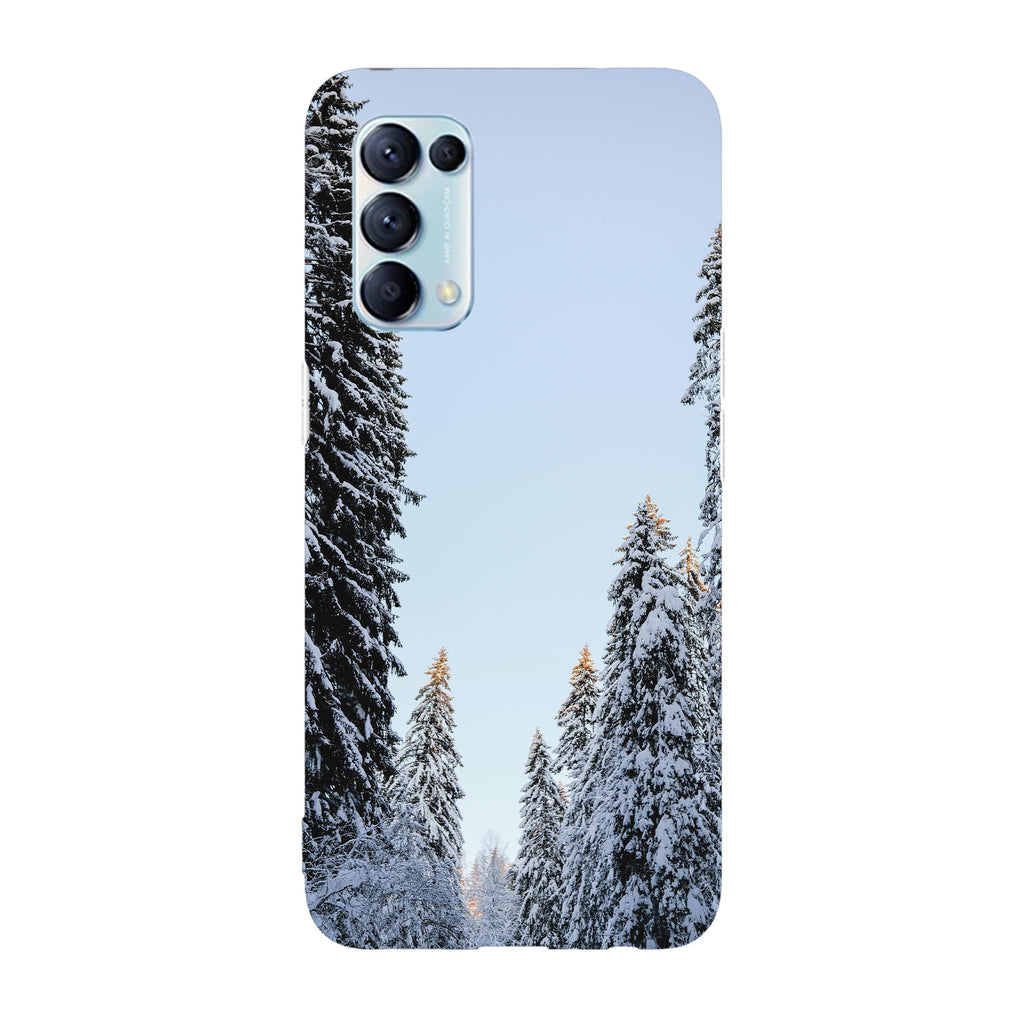 Husa compatibila cu Oppo Reno 5 4G model First snow fall, Silicon, TPU, Viceversa