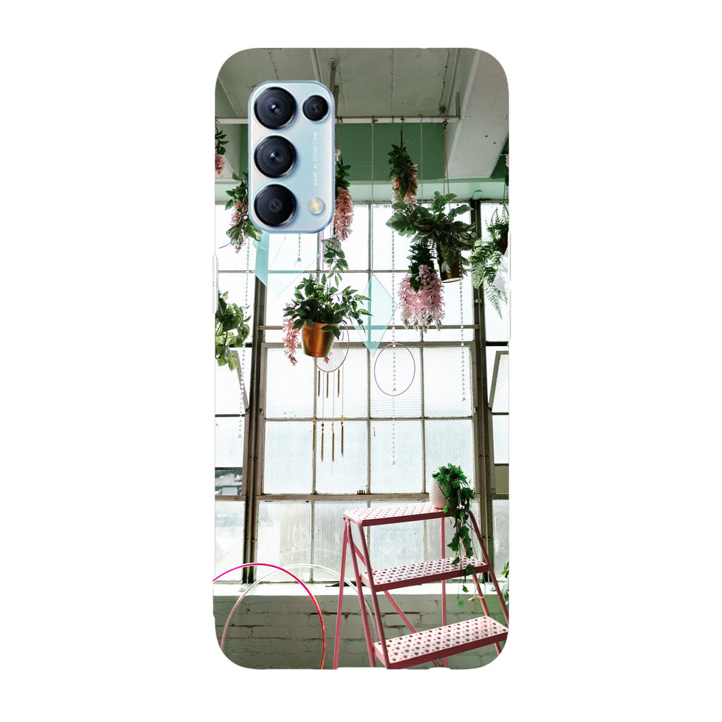 Husa compatibila cu Oppo Reno 5 4G model Flower garden, Silicon, TPU, Viceversa