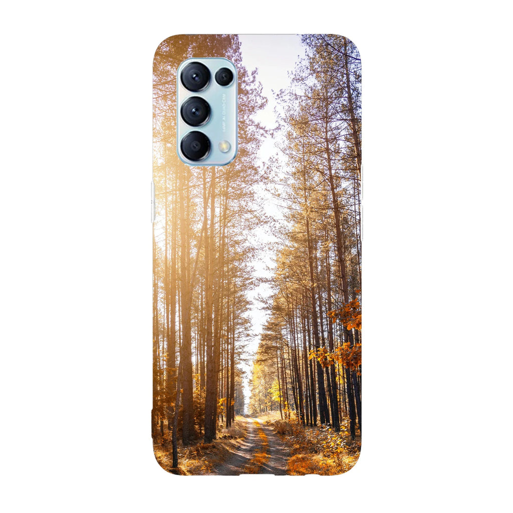 Husa compatibila cu Oppo Reno 4Z model Forest fall road, Silicon, TPU, Viceversa - Viceversa