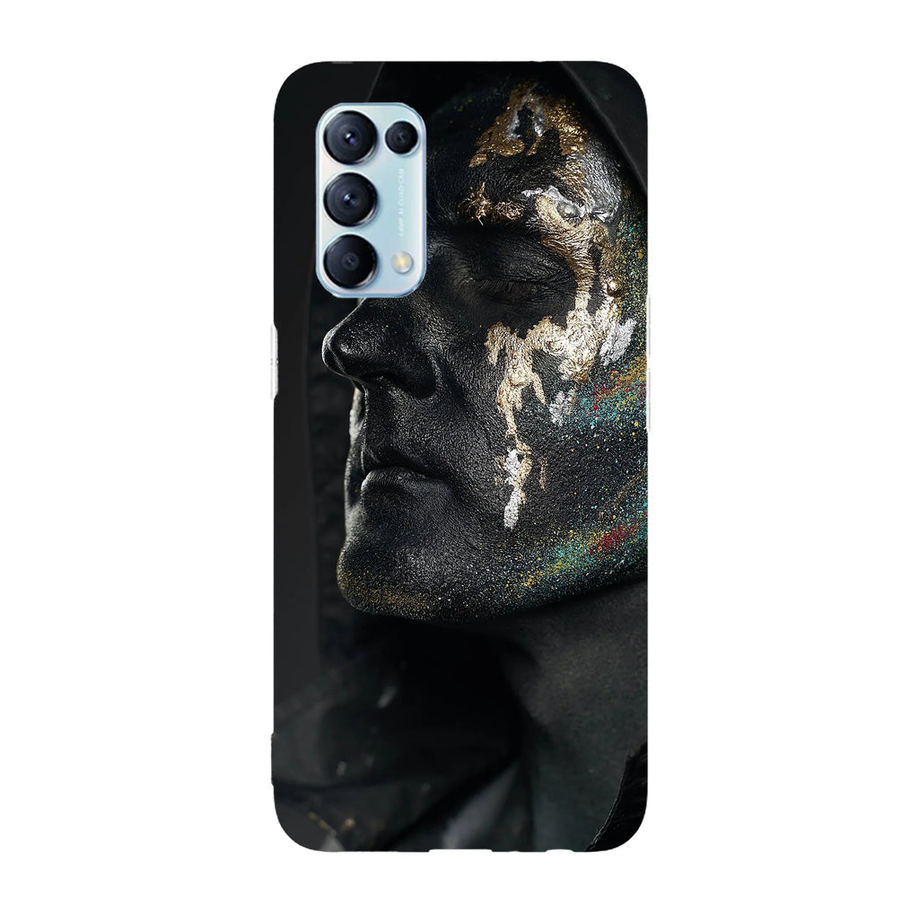 Husa compatibila cu Oppo Reno 4Z model Golden Mind, Silicon, TPU, Viceversa - Viceversa
