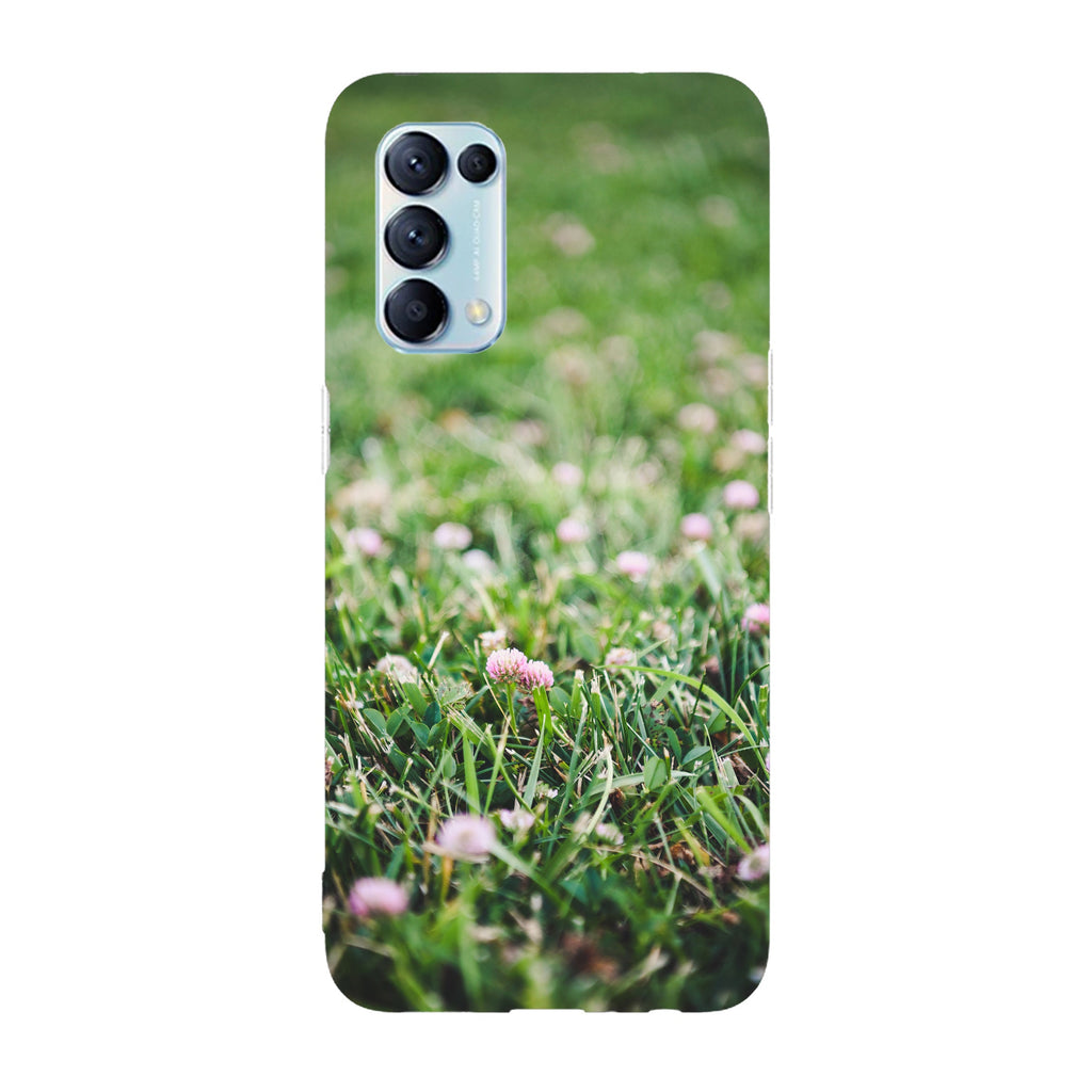 Husa compatibila cu Oppo Reno 5 4G model Green nature, Silicon, TPU, Viceversa