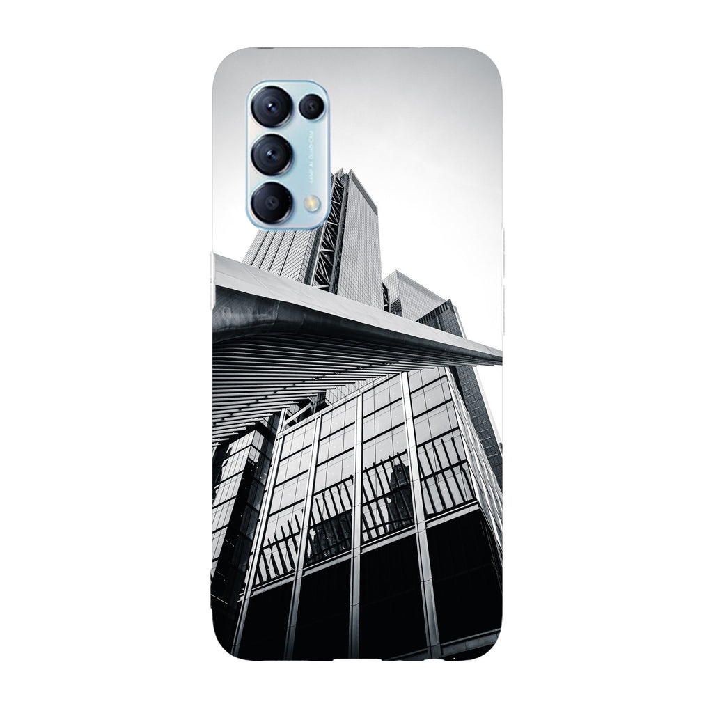 Husa compatibila cu Oppo Reno 5 4G model Grey city, Silicon, TPU, Viceversa