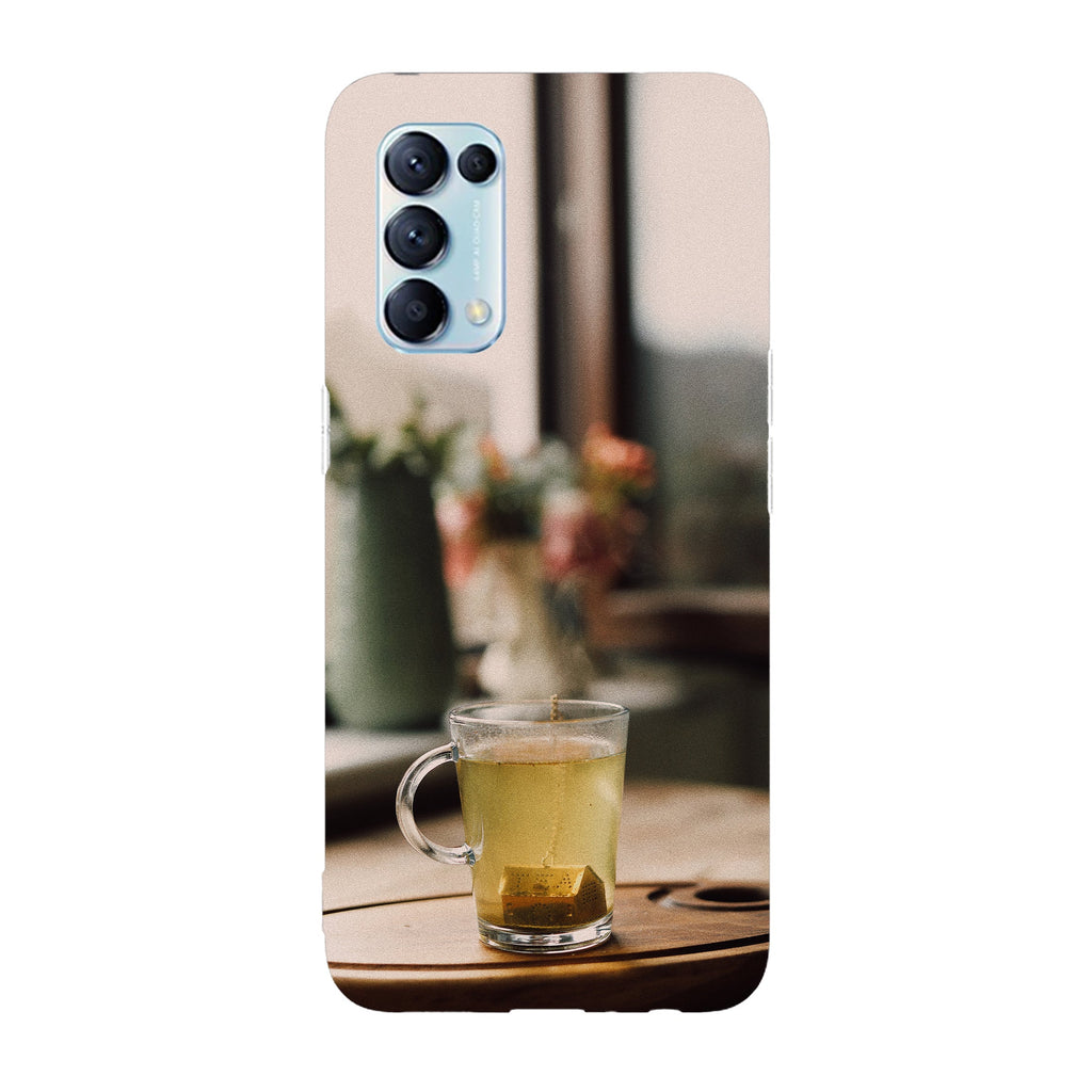 Husa compatibila cu Oppo Reno 5 4G model Have a cup of tea, Silicon, TPU, Viceversa