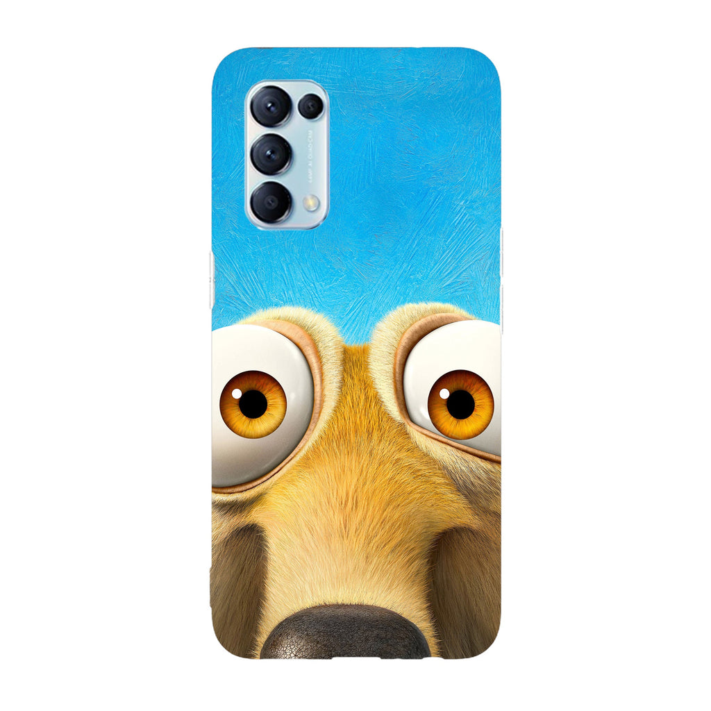 Husa compatibila cu Oppo Reno 5 4G model Hi I'm Scrat Ice Age, Silicon, TPU, Viceversa