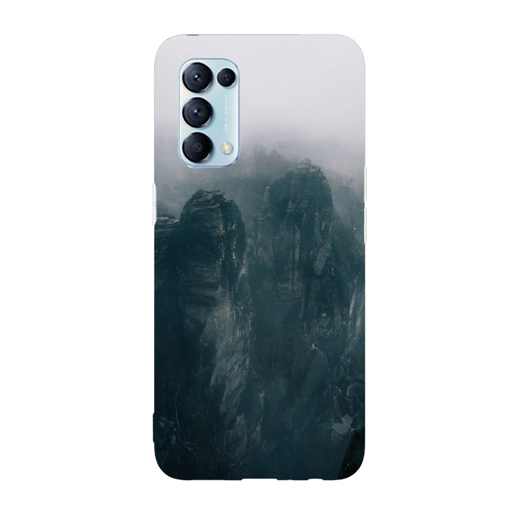 Husa compatibila cu Oppo Reno 4Z model Huangshan mountain, Silicon, TPU, Viceversa - Viceversa