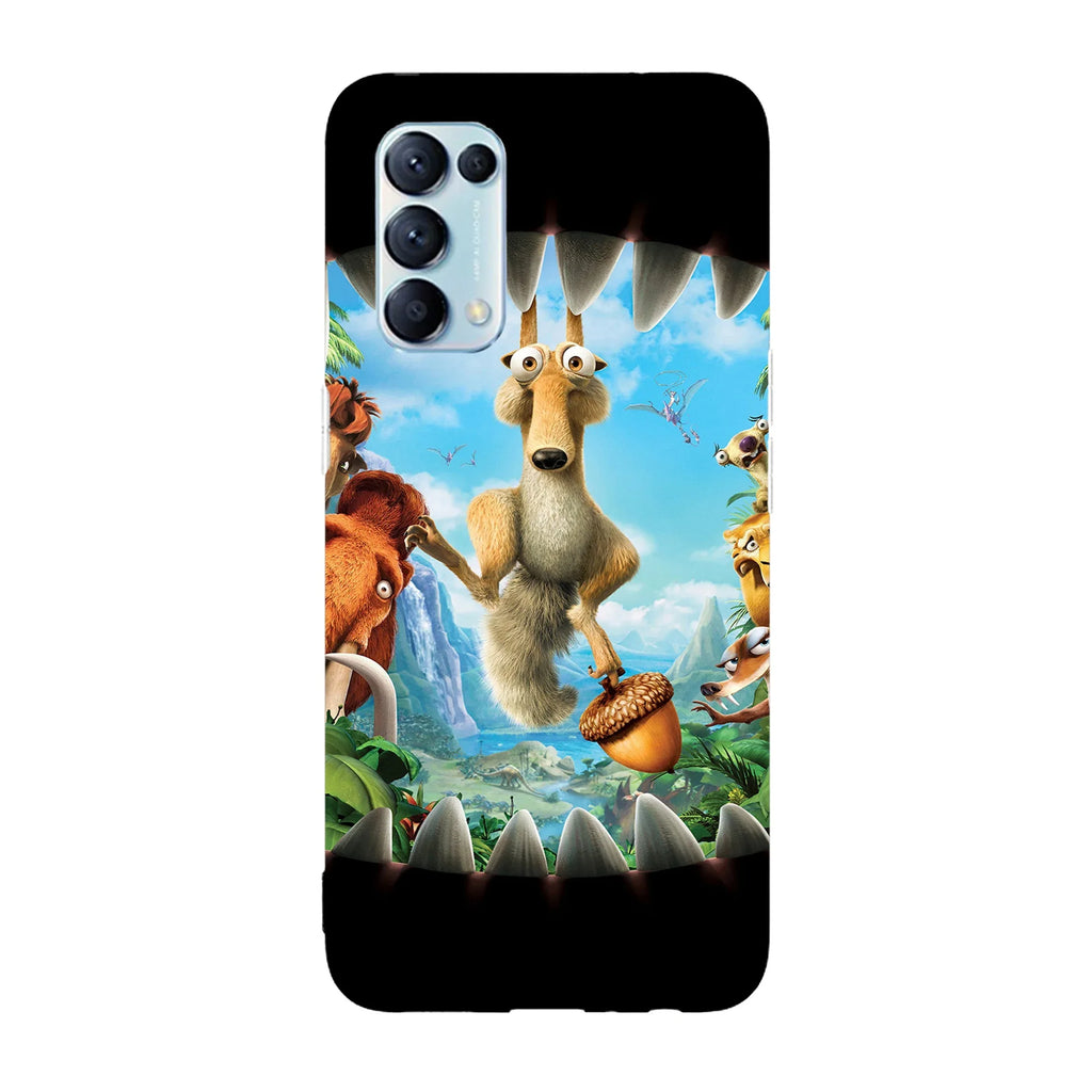 Husa compatibila cu Oppo A77 model Ice Age, Silicon, TPU, Viceversa - Viceversa