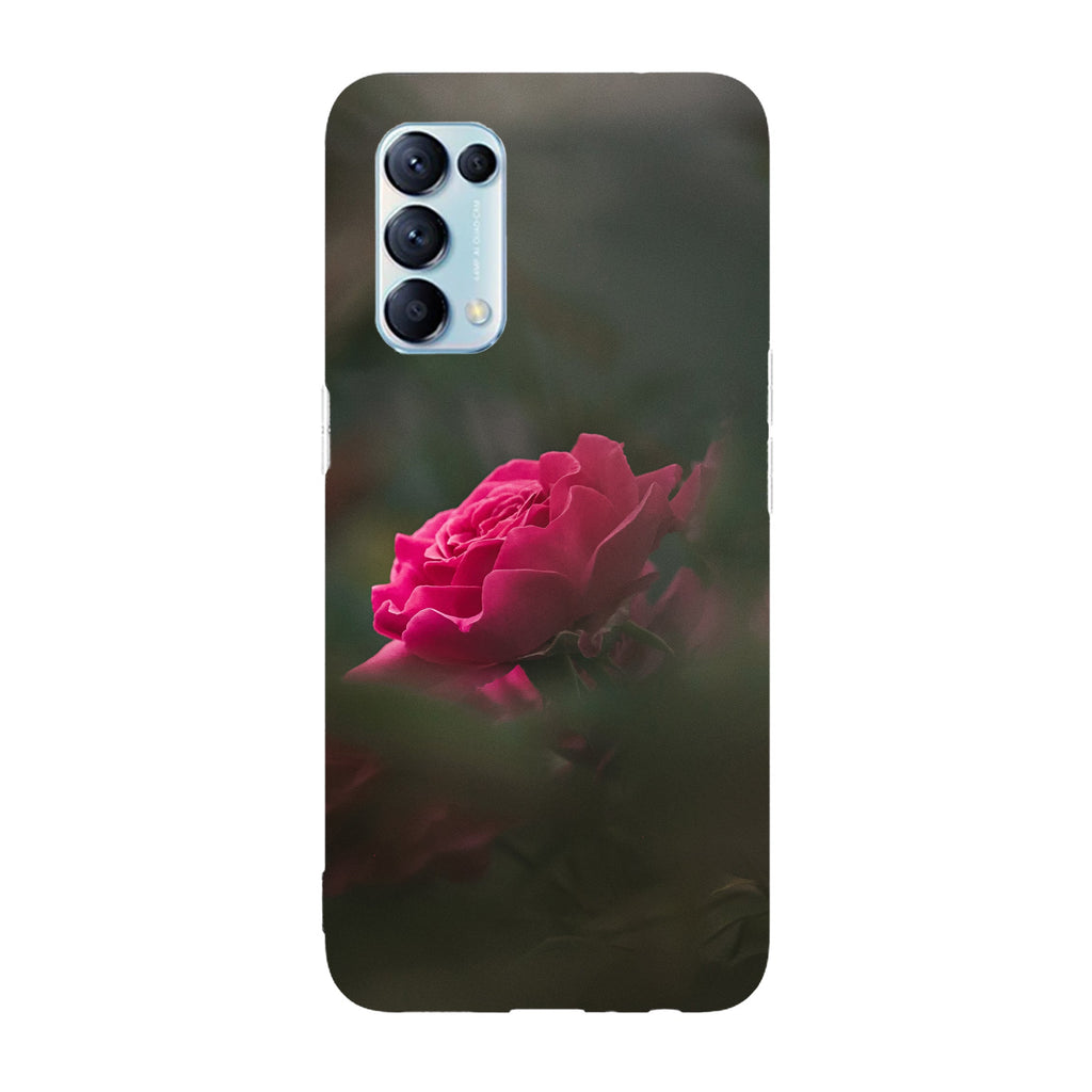Husa compatibila cu Oppo Reno 5 4G model Beautiful Rose, Silicon, TPU, Viceversa