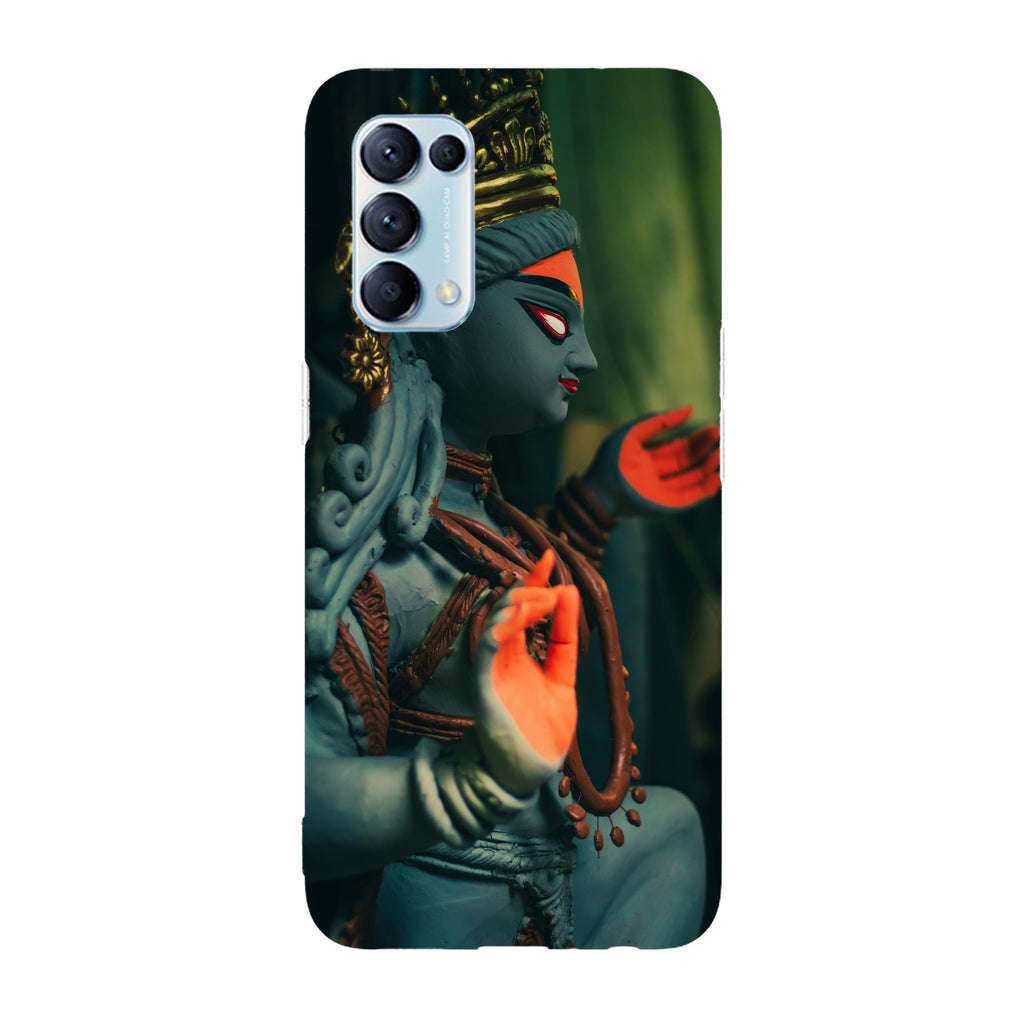 Husa compatibila cu Oppo Reno 5 4G model Indian statue, Silicon, TPU, Viceversa