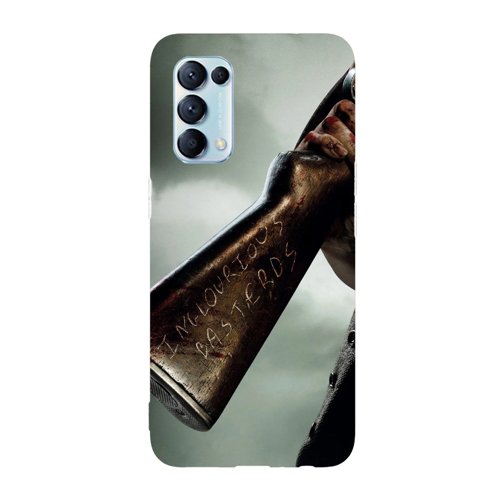 Husa compatibila cu Oppo Reno 5 4G model Inglorious Basterds, Silicon, TPU, Viceversa - Viceversa