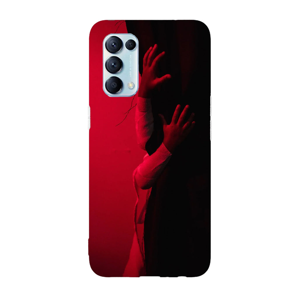 Husa compatibila cu Oppo Reno 4Z model Black and red vibes, Silicon, TPU, Viceversa - Viceversa