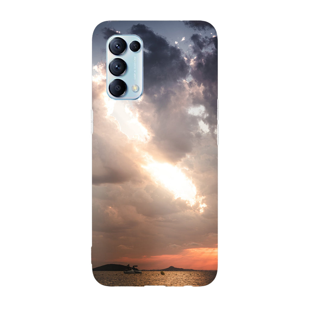 Husa compatibila cu Oppo Reno 5 4G model Last sunlight, Silicon, TPU, Viceversa