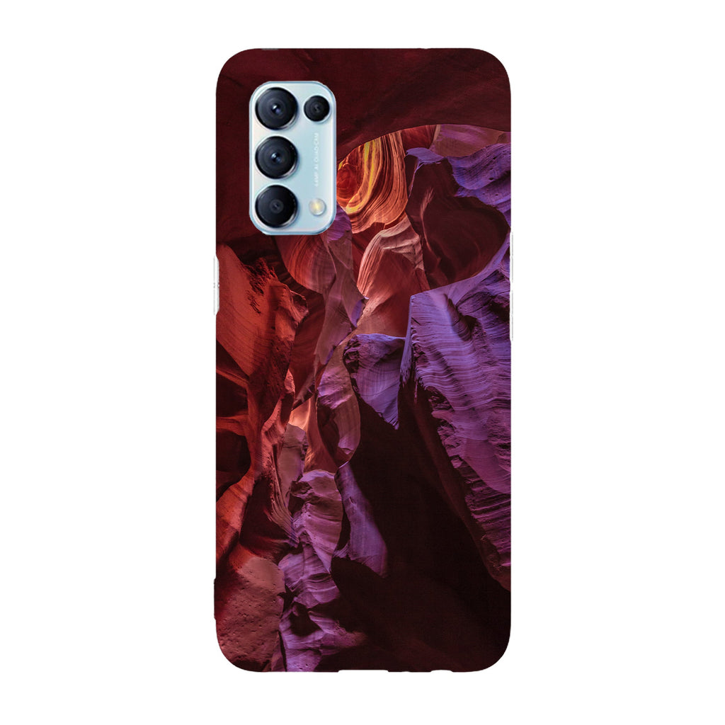 Husa compatibila cu Oppo Reno 5 4G model Lower Antelope Canyon, Silicon, TPU, Viceversa
