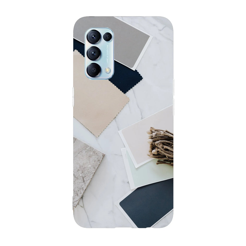 Husa compatibila cu Oppo Reno 4Z model Material designe, Silicon, TPU, Viceversa - Viceversa