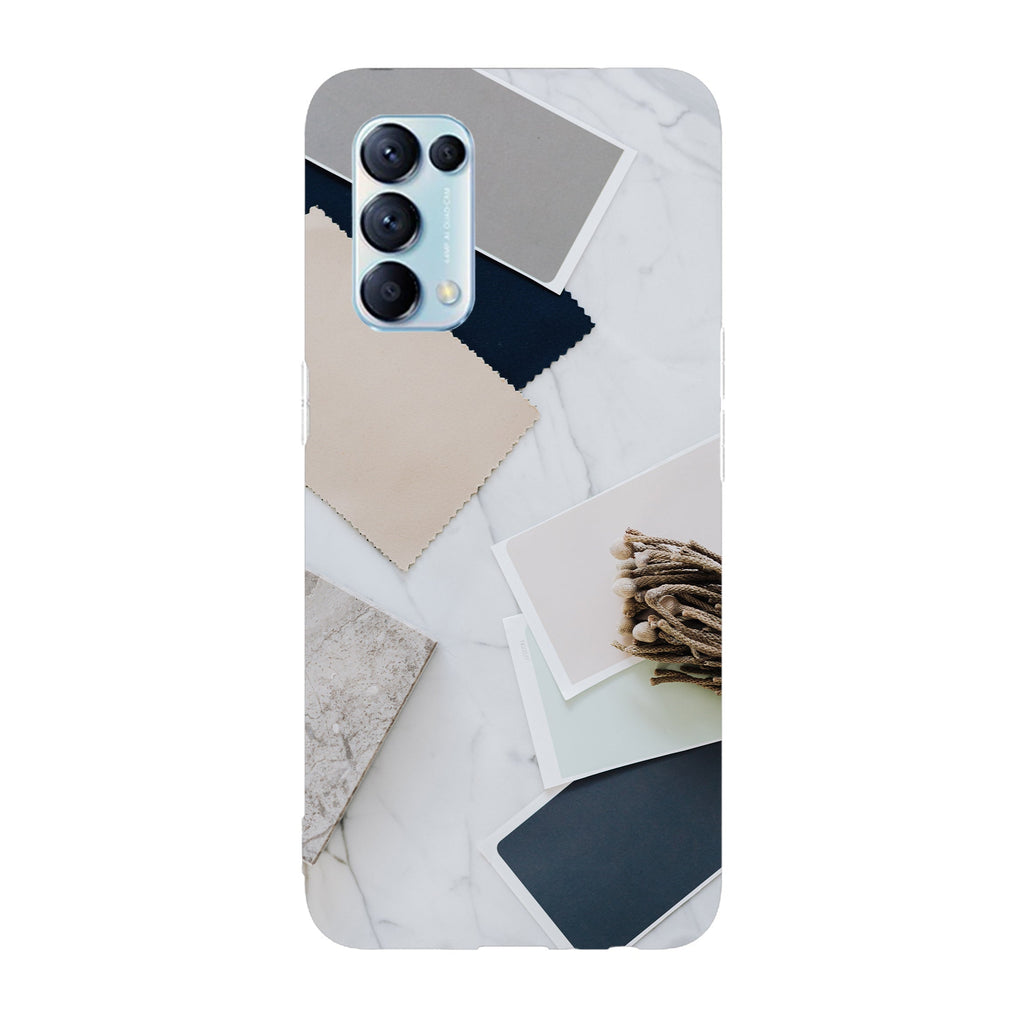 Husa compatibila cu Oppo Reno 5 4G model Material designe, Silicon, TPU, Viceversa