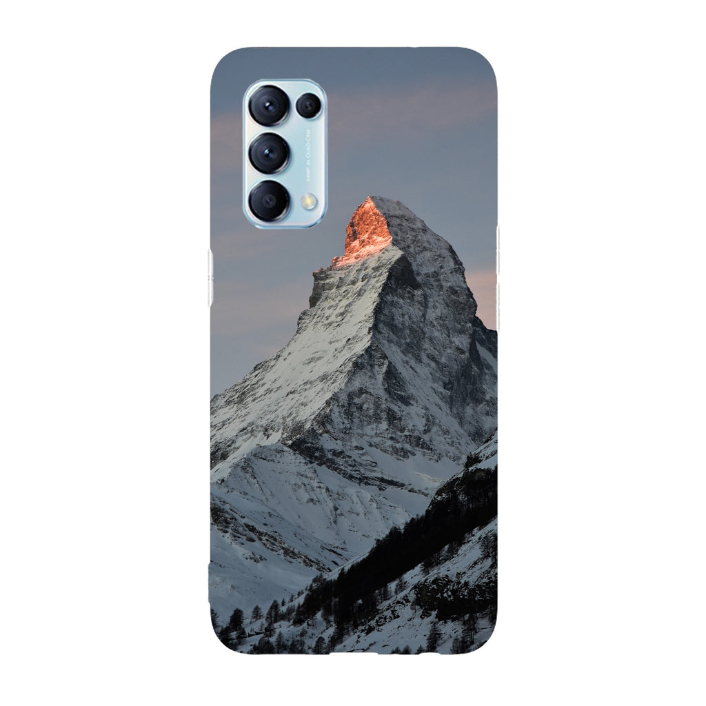 Husa compatibila cu Oppo Reno 5 4G model Matterhorn Peak, Silicon, TPU, Viceversa