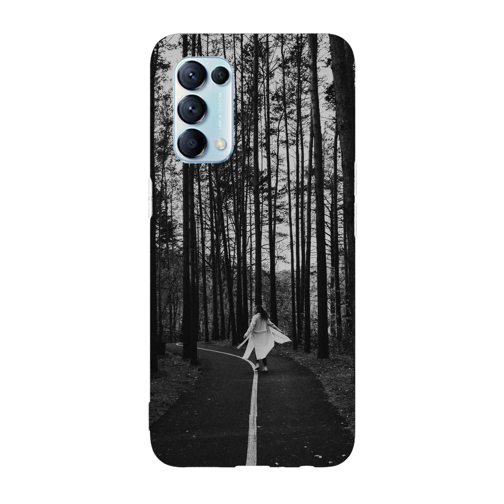 Husa compatibila cu Oppo Find X3 Lite model Black&White Forest, Silicon, TPU, Viceversa - Viceversa