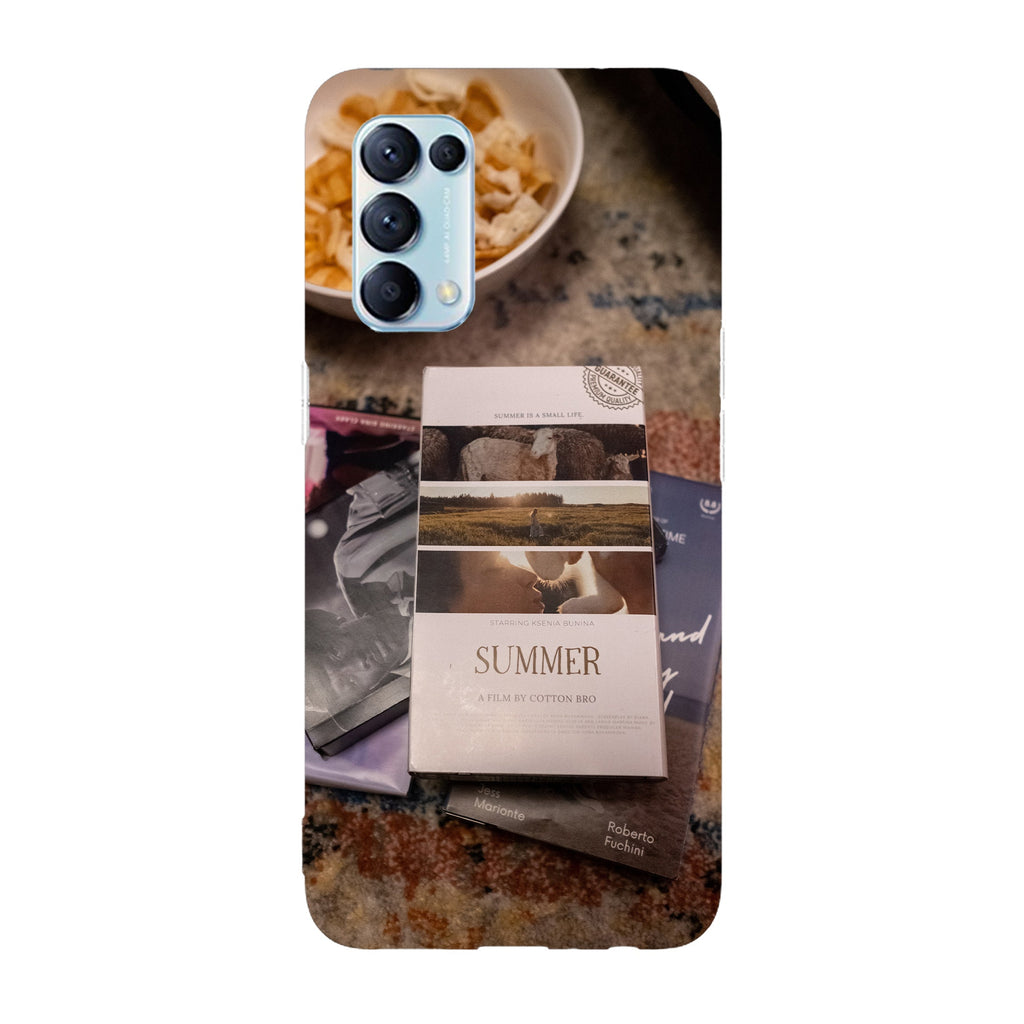 Husa compatibila cu Oppo Reno 5 4G model Movie Time, Silicon, TPU, Viceversa