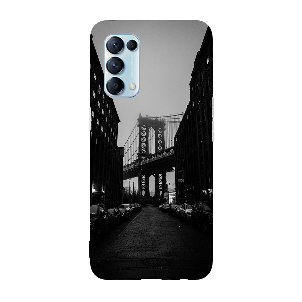 Husa compatibila cu Oppo Reno 5 4G model New York street, Silicon, TPU, Viceversa
