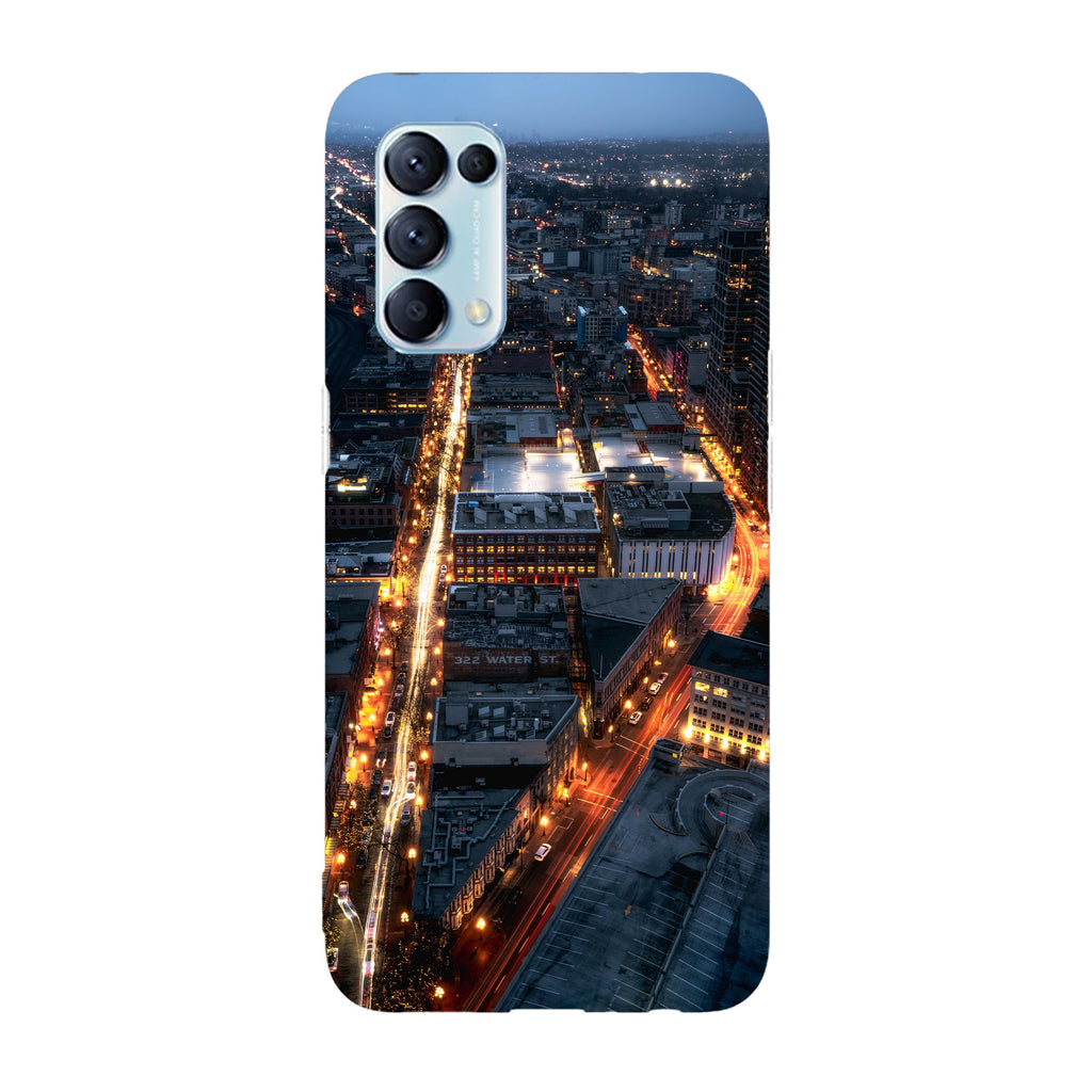 Husa compatibila cu Oppo Reno 5 4G model Night motion, Silicon, TPU, Viceversa