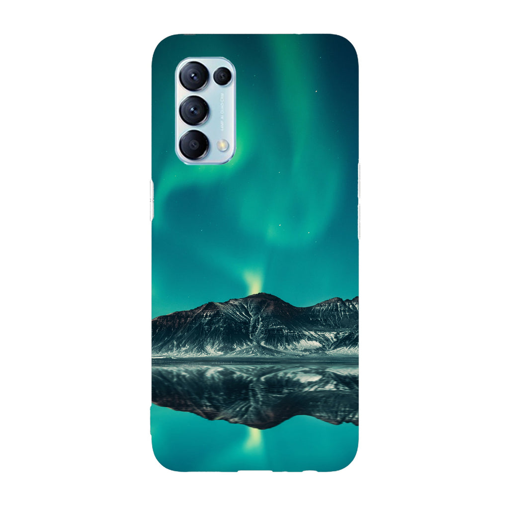 Husa compatibila cu Oppo Reno 5 4G model Northern lights, Silicon, TPU, Viceversa