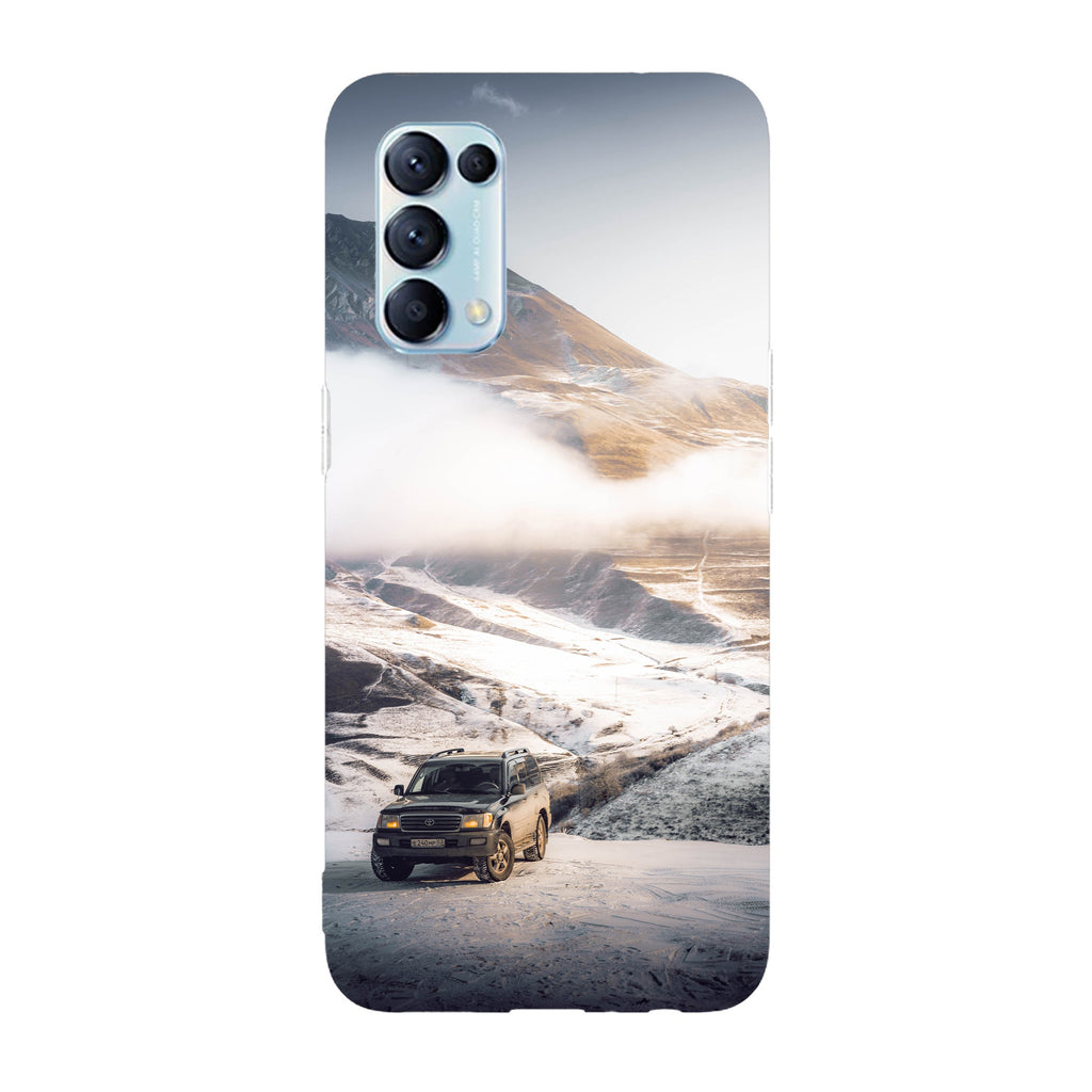 Husa compatibila cu Oppo Reno 5 4G model On top of the mountain offroad, Silicon, TPU, Viceversa