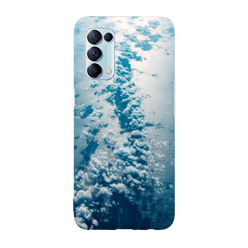 Husa compatibila cu Oppo Reno 5 4G model Over the clouds, Silicon, TPU, Viceversa