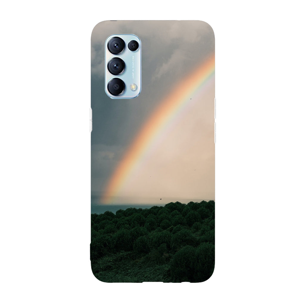 Husa compatibila cu Oppo Reno 5 4G model Over the rainbow, Silicon, TPU, Viceversa