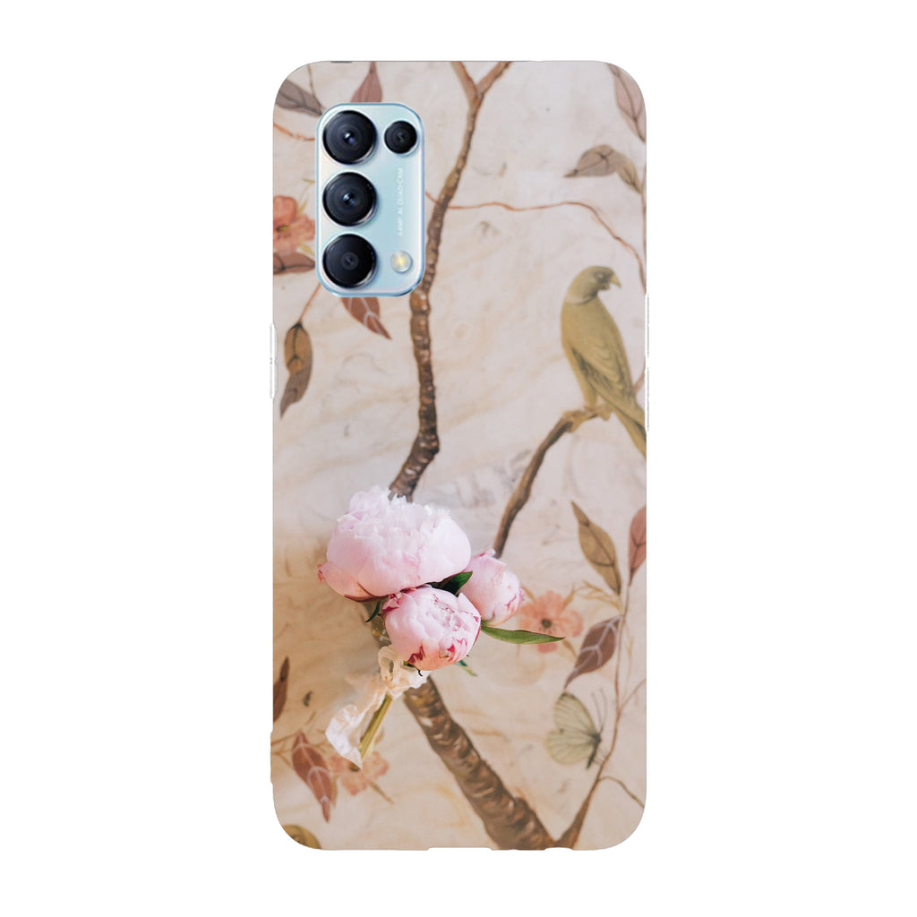 Husa compatibila cu Oppo Reno 5 4G model Blooming flowers, Silicon, TPU, Viceversa