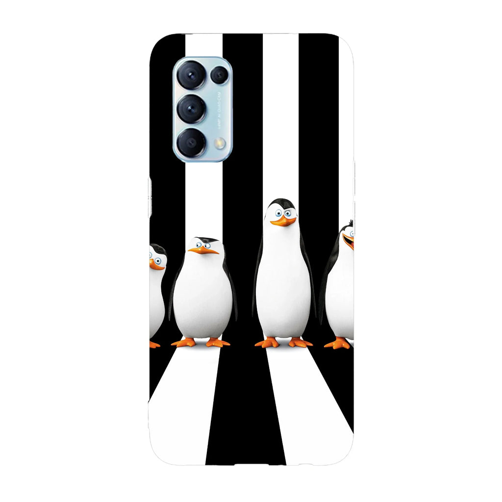 Husa compatibila cu Oppo Reno 5 5G model Penguins of Madagascar, Silicon, TPU, Viceversa - Viceversa
