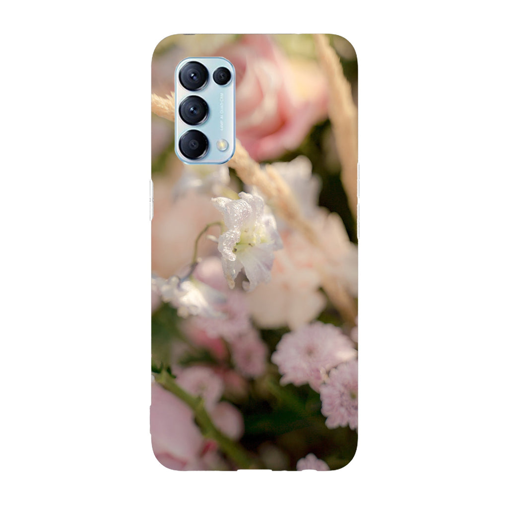 Husa compatibila cu Oppo Reno 5 4G model Peony flower, Silicon, TPU, Viceversa