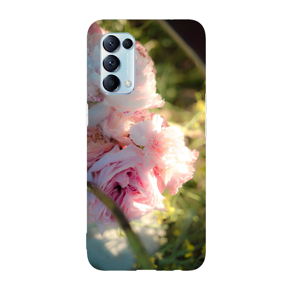Husa compatibila cu Oppo A77 model PEONY PINK, Silicon, TPU, Viceversa - Viceversa