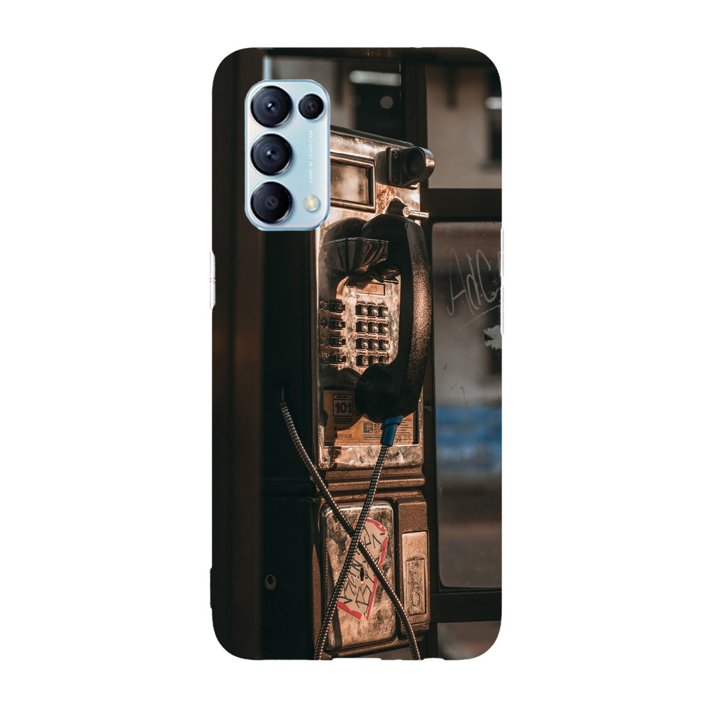 Husa compatibila cu Oppo Reno 5 4G model Phone booth, Silicon, TPU, Viceversa