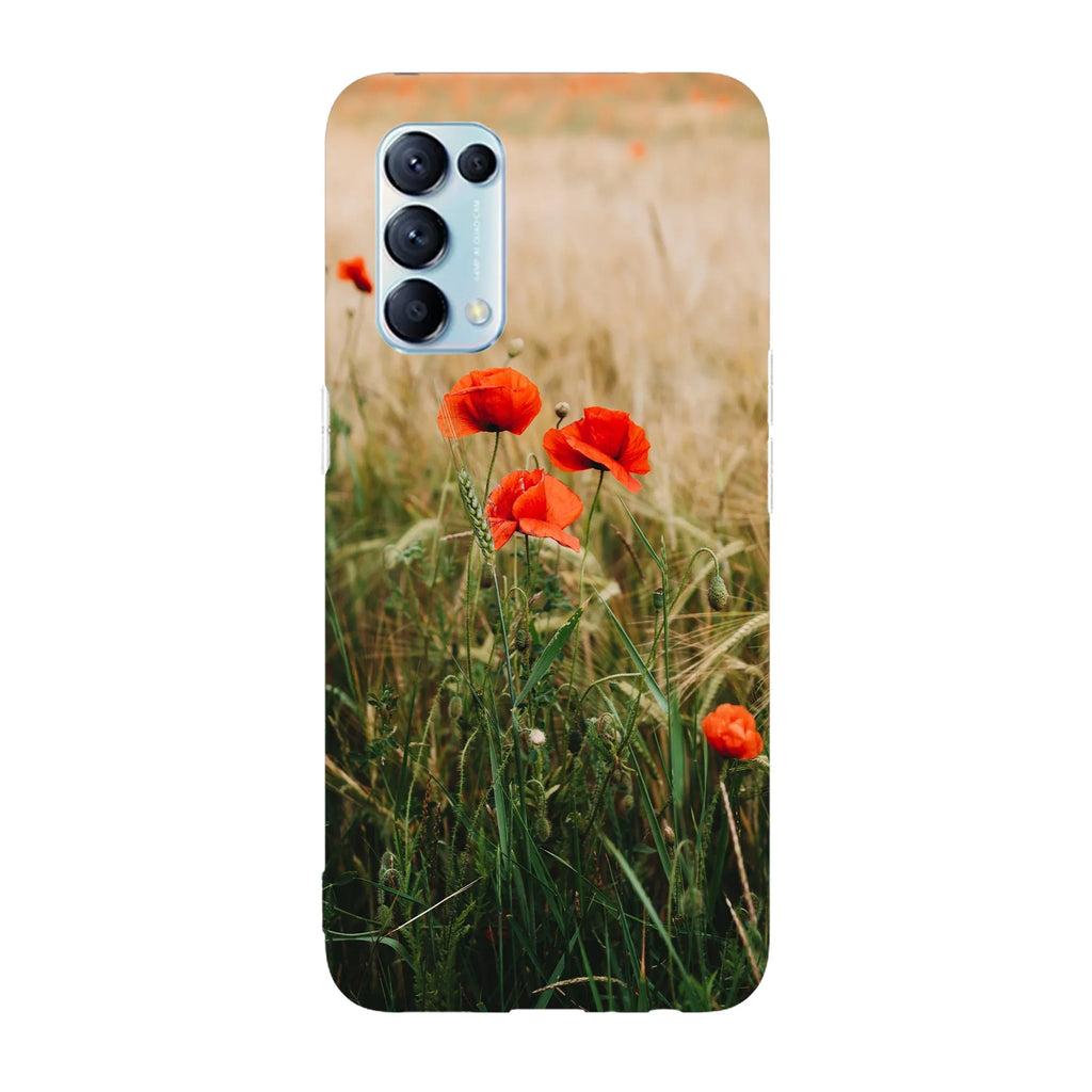 Husa compatibila cu Oppo Find X5 Lite model Poppies, Silicon, TPU, Viceversa - Viceversa