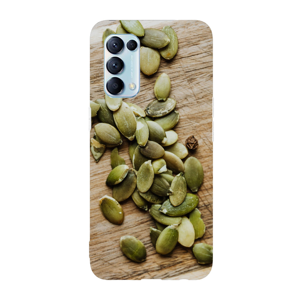 Husa compatibila cu Oppo Reno 5 4G model Pumkin seeds, Silicon, TPU, Viceversa