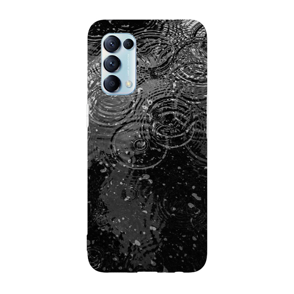 Husa compatibila cu Oppo Reno 5 4G model Rain drops, Silicon, TPU, Viceversa