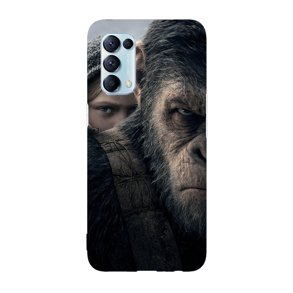 Husa compatibila cu Oppo Reno 4Z model Rise Of The Planet Of The Apes, Silicon, TPU, Viceversa