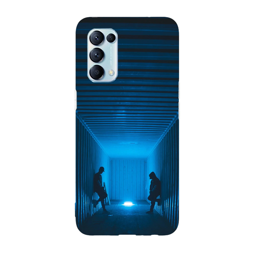 Husa compatibila cu Oppo Find X2 Pro model Blue vibes, Silicon, TPU, Viceversa - Viceversa