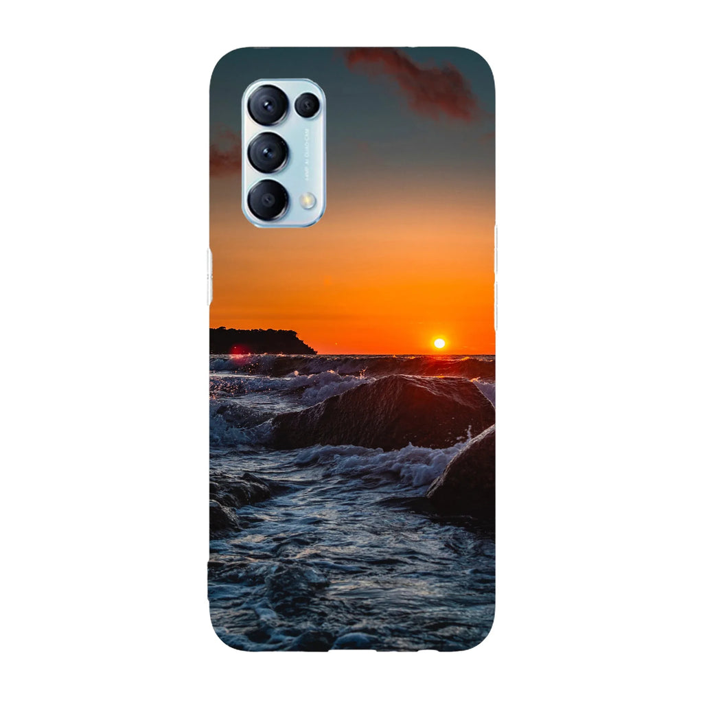 Husa compatibila cu Oppo Find X5 Lite model Sea at the dawn, Silicon, TPU, Viceversa - Viceversa