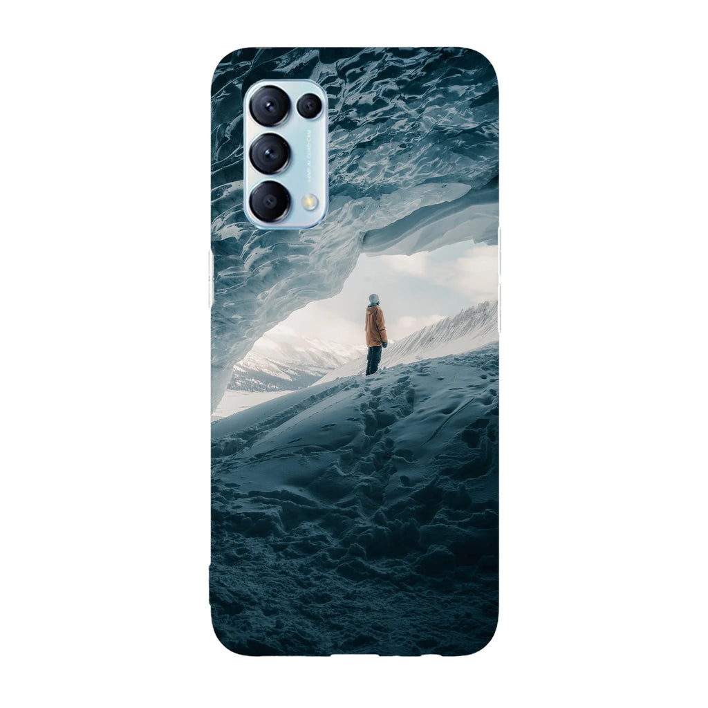 Husa compatibila cu Oppo Reno 5 5G model Snow cave, Silicon, TPU, Viceversa - Viceversa