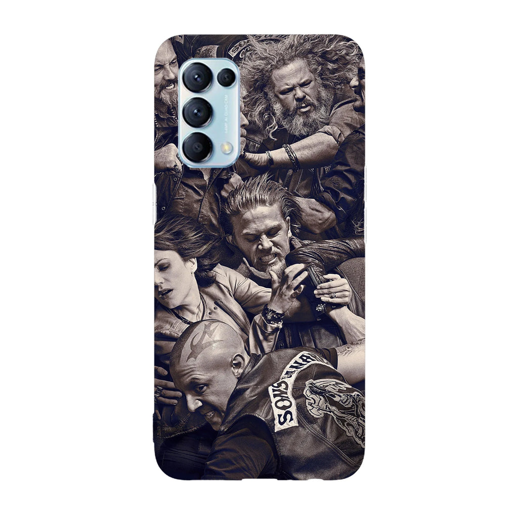 Husa compatibila cu Oppo Find X2 Pro model Sons of Anarchy battle, Silicon, TPU, Viceversa - Viceversa
