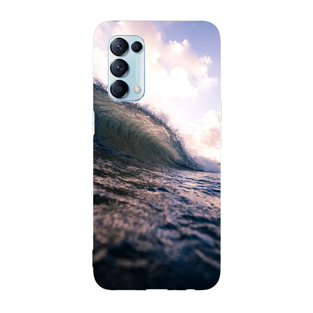 Husa compatibila cu Oppo Find X5 Pro model Splashing Wave, Silicon, TPU, Viceversa - Viceversa