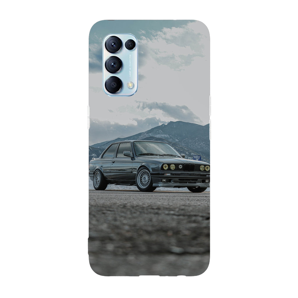 Husa compatibila cu Oppo Reno 5 4G model BMW E30 , Silicon, TPU, Viceversa