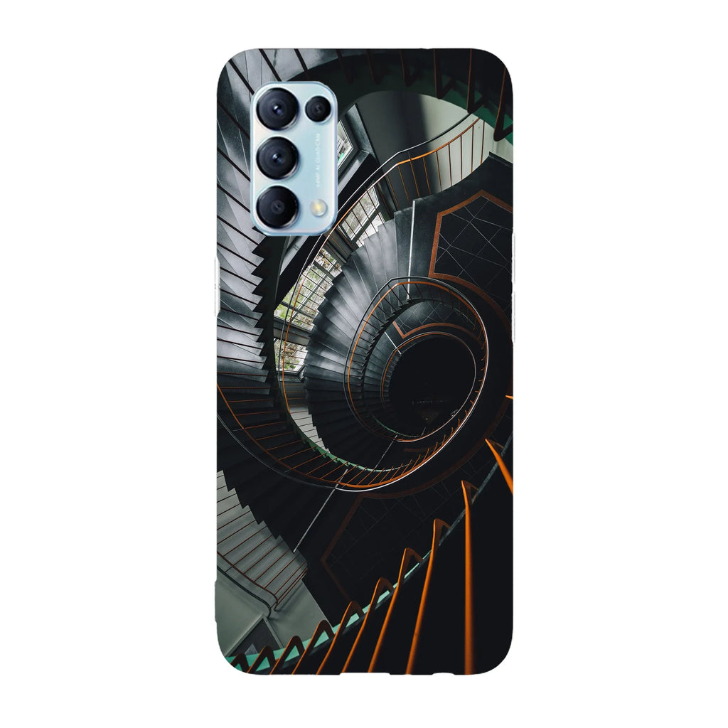 Husa compatibila cu Oppo Find X5 Pro model Stairways to hell, Silicon, TPU, Viceversa - Viceversa
