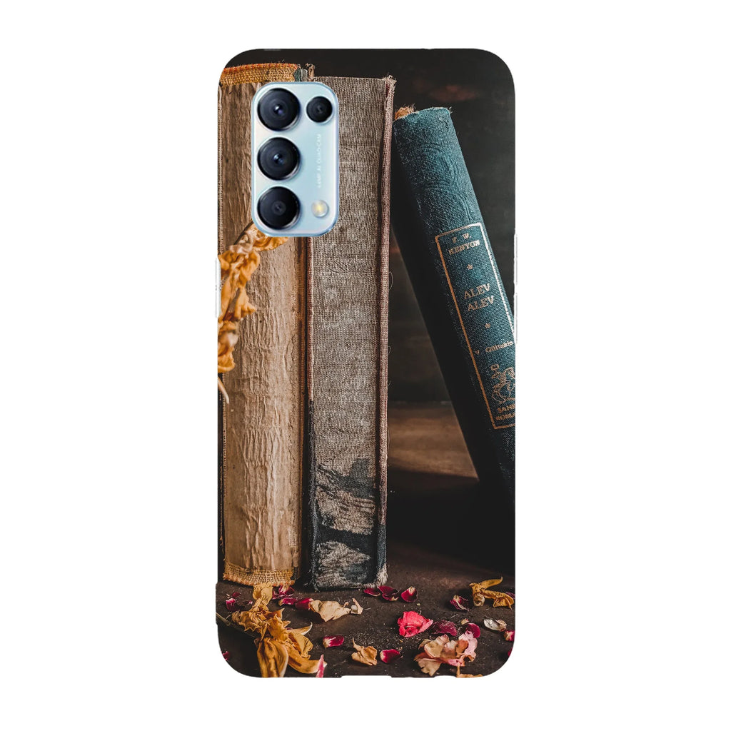 Husa compatibila cu Oppo Reno 5 5G model Book worm, Silicon, TPU, Viceversa - Viceversa
