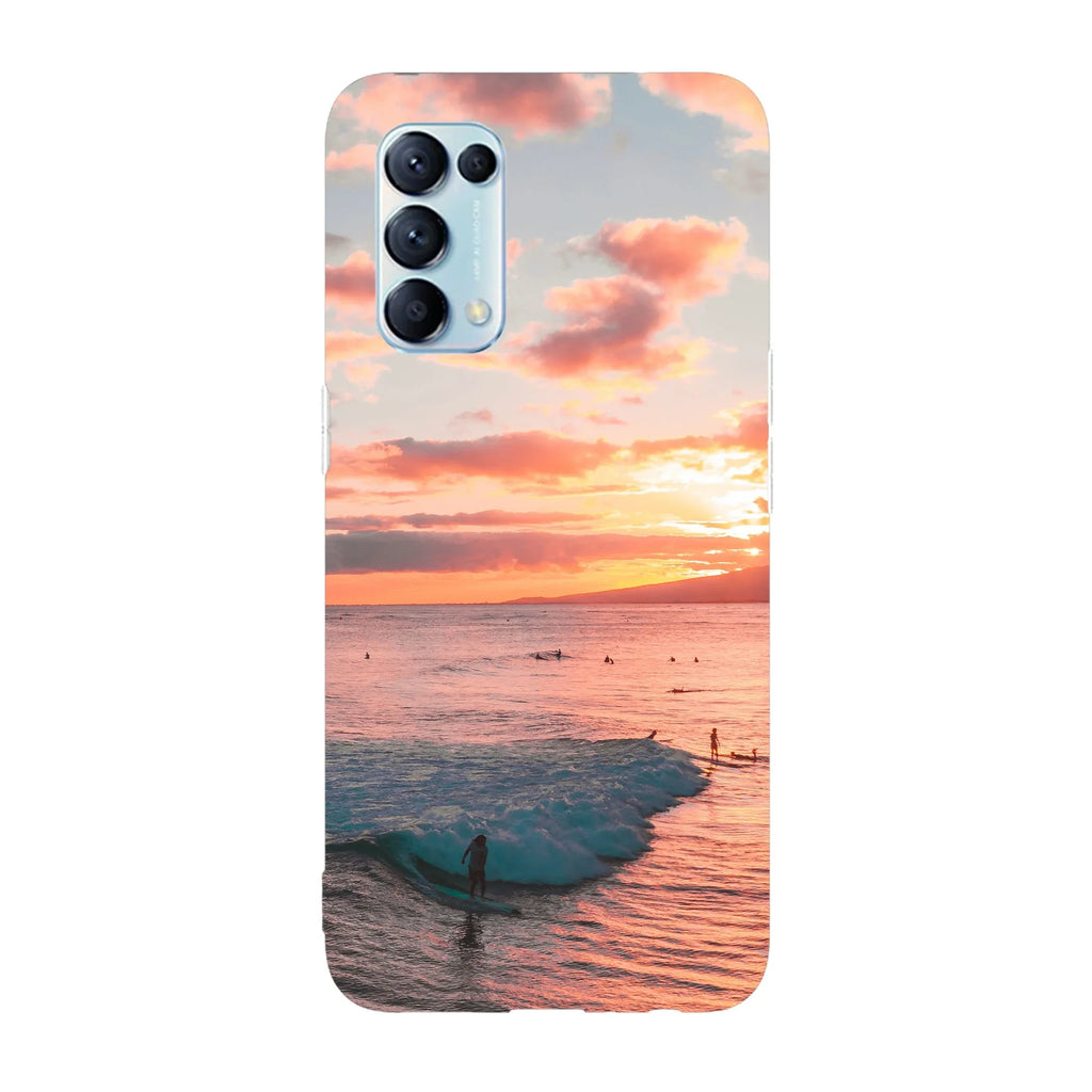 Husa compatibila cu Oppo Find X2 Pro model Surfing beach, Silicon, TPU, Viceversa - Viceversa