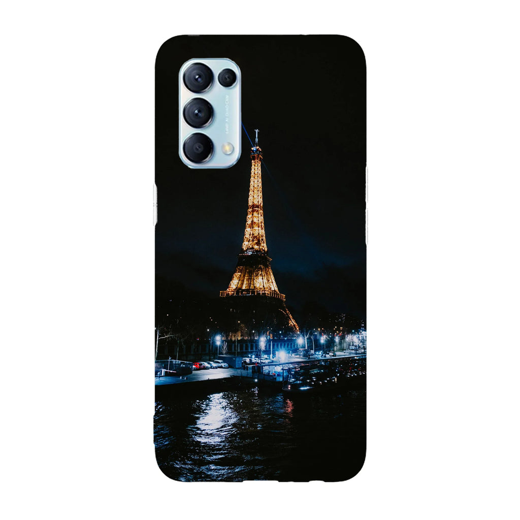 Husa compatibila cu Oppo Find X5 Lite model Tour Eiffel at night, Silicon, TPU, Viceversa - Viceversa