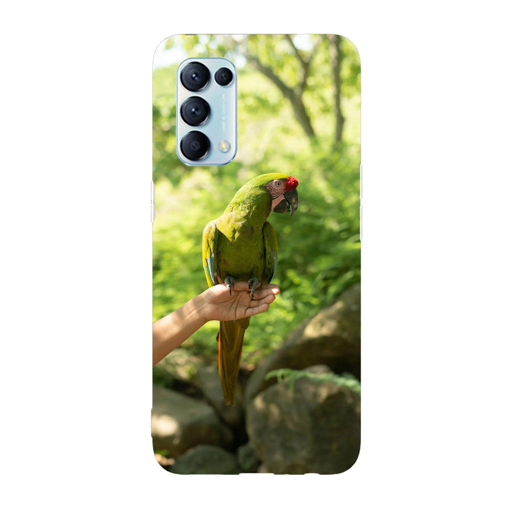 Husa compatibila cu Oppo Find X5 Lite model Buffon macaw, Silicon, TPU, Viceversa - Viceversa