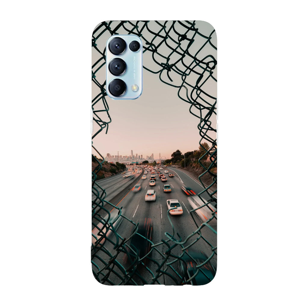 Husa compatibila cu Oppo A77 model Trapped, Silicon, TPU, Viceversa - Viceversa